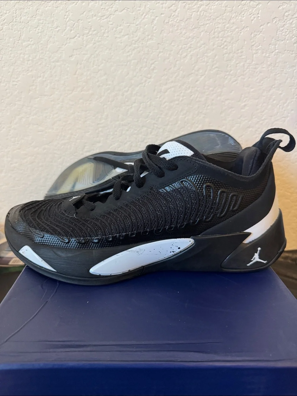 Jordan Luka 1 Oreo Black and White Low-Top Performance Sneaker